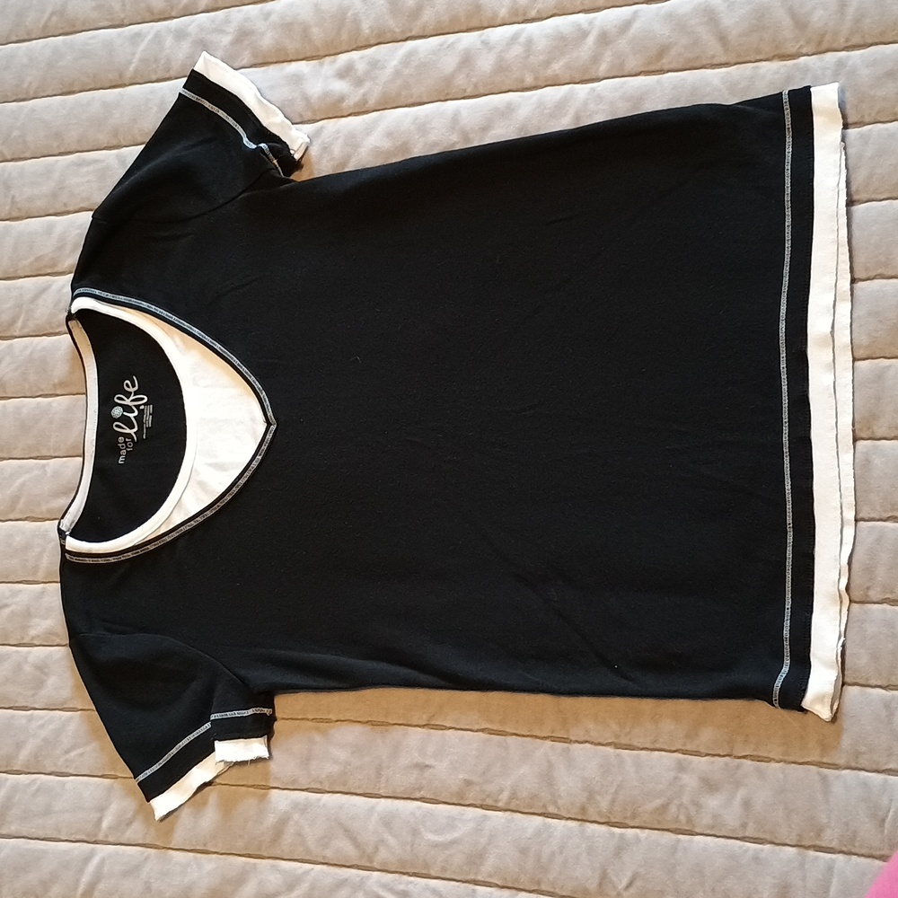 Made for Life Black Top: Small